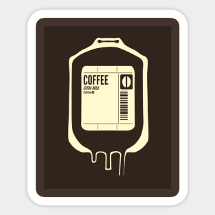 Coffee Transfusion Sticker